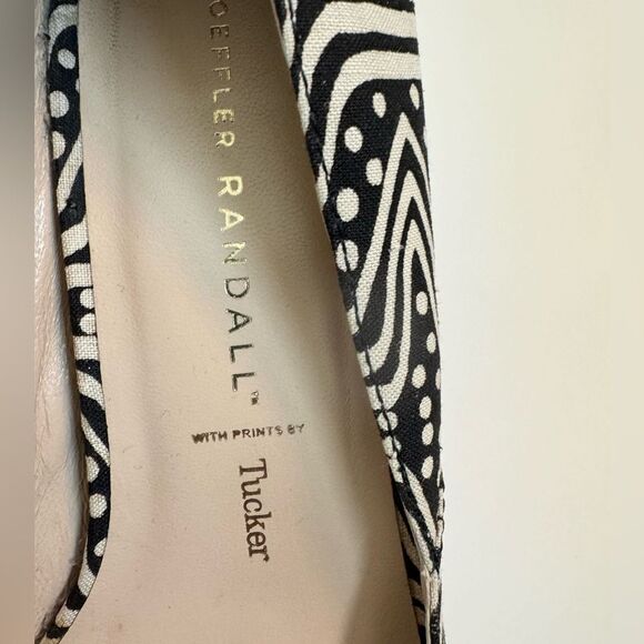 Loeffler Randall x Tucker tamsin printed pointed toe heels size 7.5 - Picture 3 of 8